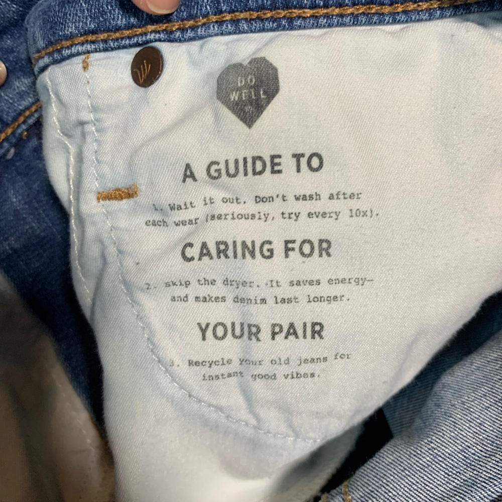 Madewell Curvy High Rise skinny jeans. Size 26. - Picture 7 of 11